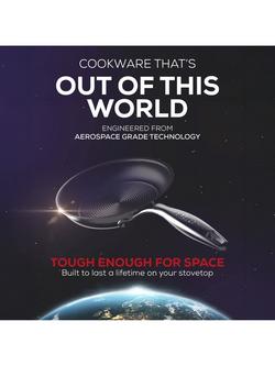 Circulon ScratchDefense Clad Stainless Steel Non-Stick Saute Pan & Lid, 30cm - view 2, Stainless Steel