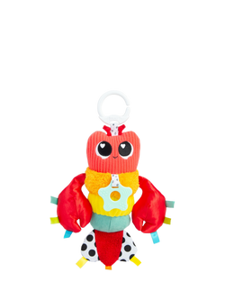 Lamaze Liam the Lobster Clip and Go Toy, Multi