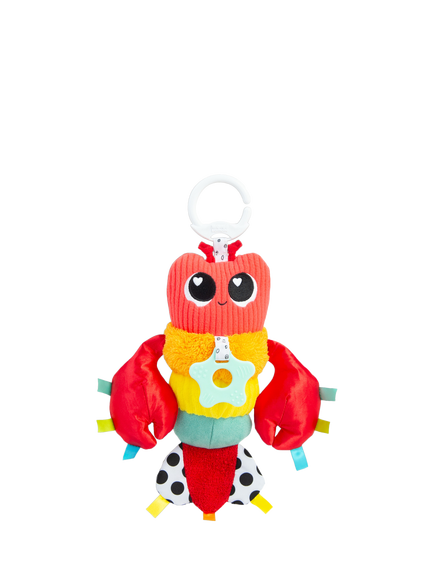Lamaze Liam the Lobster Clip and Go Toy, Multi