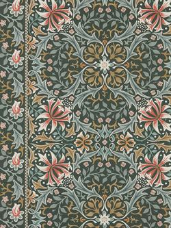 Morris & Co. Walthamstow Wallpaper, Forest/Teal