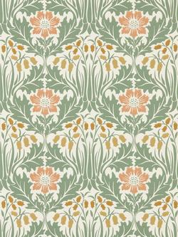 Morris & Co. Woodbell & Anemone Wallpaper, Rose/Sage