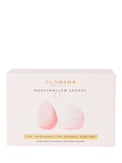 Clomaná Beauty Marshmallow Makeup Sponge Duo, 