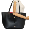 Pre-loved Coach Leather Tote Bag, Black