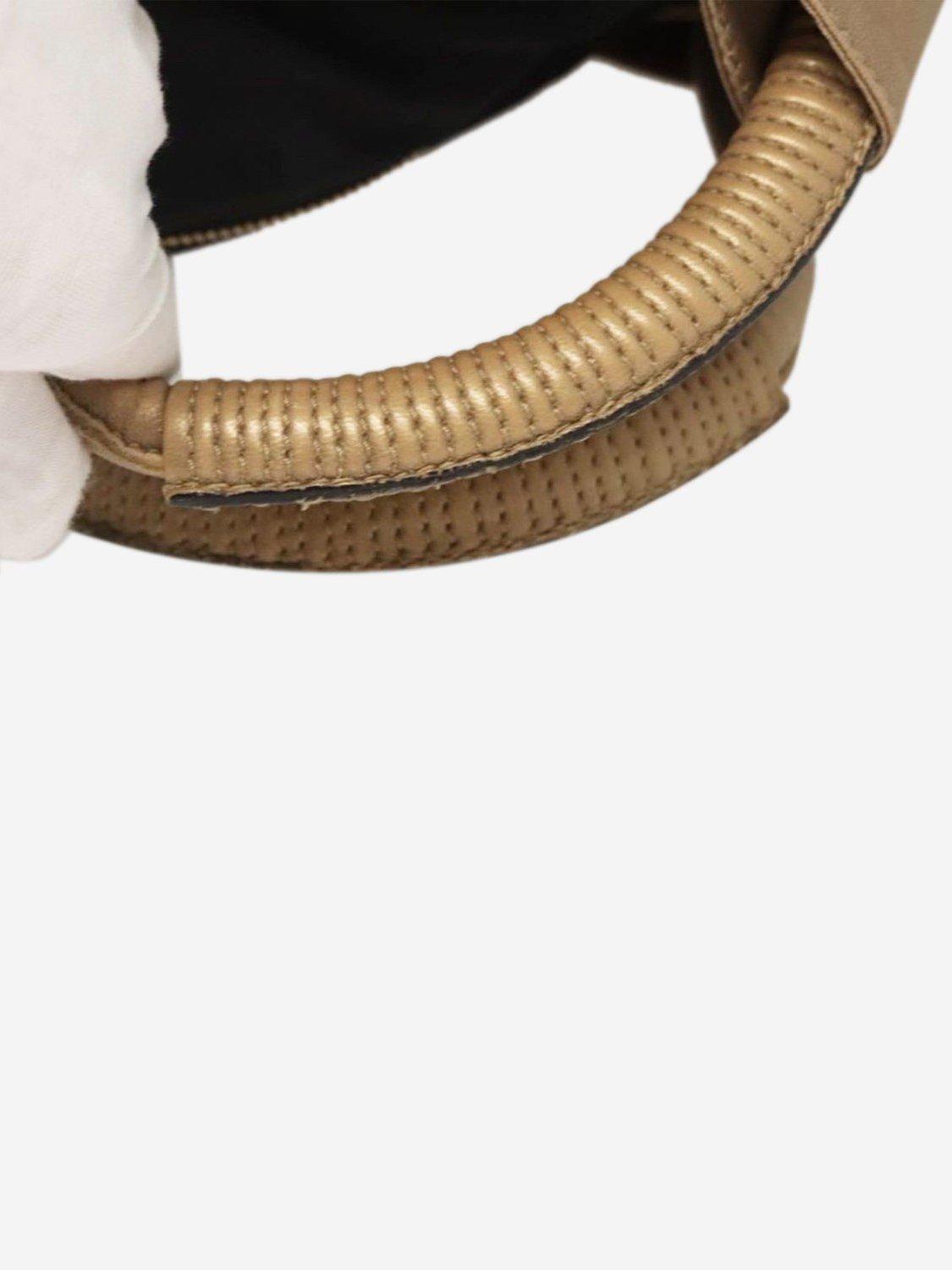 Product image 8 of 10, which shows Pre-loved LOEWE Nappa Aire Anagram Grab Bag, Gold