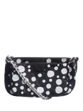 Pre-loved Louis Vuitton x Yayoi Kusama 2021 Empriente Leather Shoulder Bag, Black/White