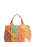 Pre-loved Prada Patchwork Embroidered 2Way Shoulder Bag, Multi