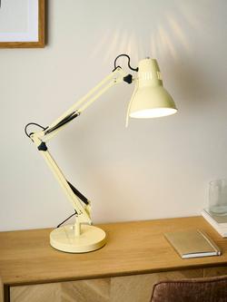 John Lewis Elliott Desk Lamp - view 2, Butter