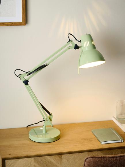 John Lewis Elliott Desk Lamp - view 2, Green
