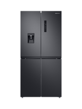 Samsung Series 8 RF48A401EB4/EU Freestanding 70/30 American Style Fridge Freezer with SpaceMax, Black