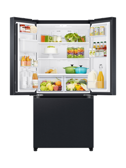 Samsung Series 7 RF50C532EB1/EU Freestanding 65/35 American Style Smart Fridge Freezer with SpaceMax, Silver - view 2, Silver