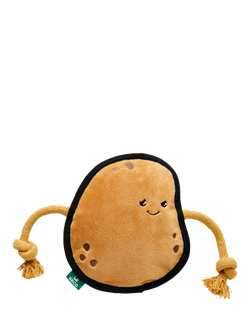 Beco Pets Piper the Potato Dog Toy, Brown Multi Brown, Brown Multi Brown