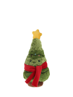 Keel Toys Keeleco Christmas Collection Christmas Tree Plush Soft Toy, 16cm, Multi
