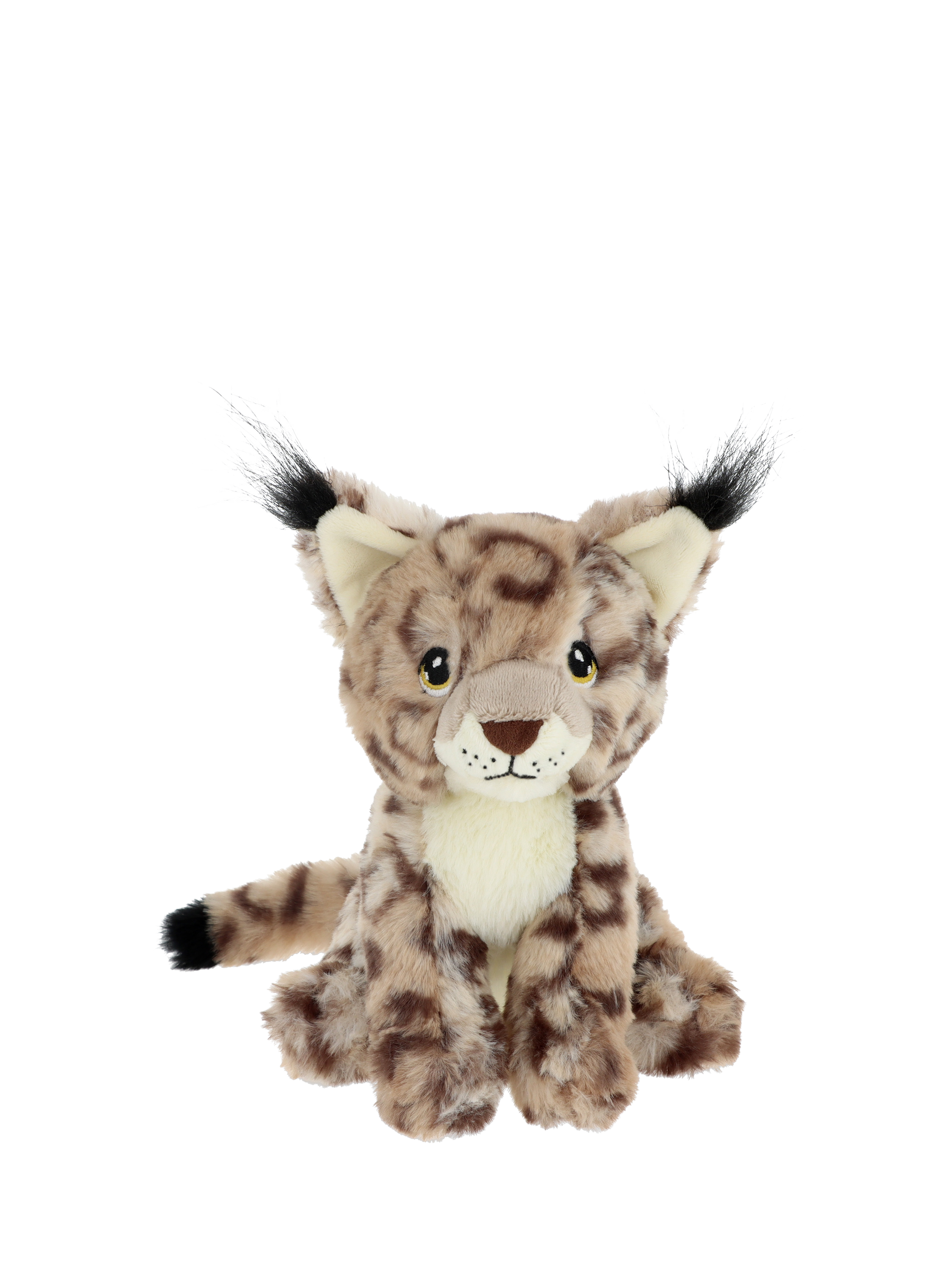 Keel Toys Keeleco Jungle Cat Wild Cat Plush Soft Toy, 18cm