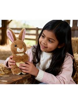 Keel Toys Keeleco Rabbit Soft Toy, 18cm - view 2, Multi