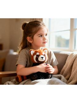 Keel Toys Keeleco Wildlife Red Panda Plush Soft Toy, 20cm - view 2, Multi