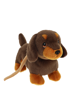Keel Toys Keeleco Dachshund Soft Toy, 23cm, Multi