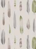Mini Moderns Feathers Wallpaper, British Lichen