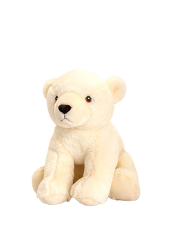 Keel Toys Keeleco Polar Bear Soft Toy, 25cm, Multi