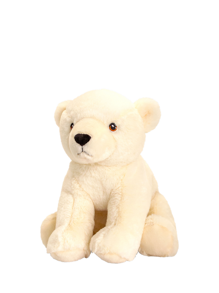 Keel Toys Keeleco Polar Bear Soft Toy, 25cm, Multi