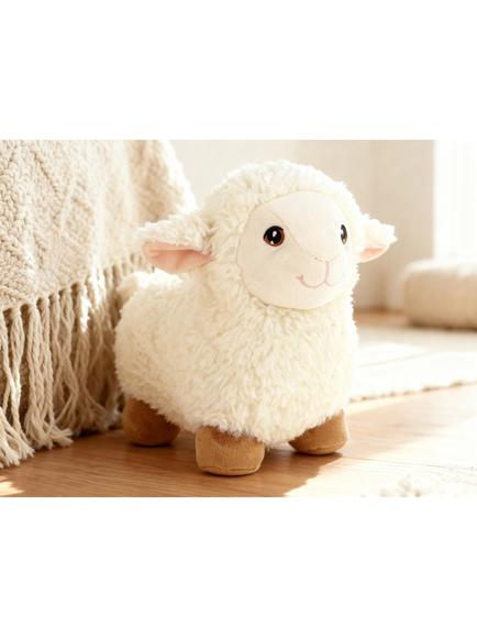 Keel Toys Keeleco Standing Sheep Soft Toy, 25cm - view 2, Multi