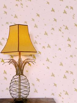 Mini Moderns Star-Ling Rose Wallpaper, Marais/Gold - view 2, 