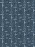 Mini Moderns Transmission Wallpaper, Washed Denim