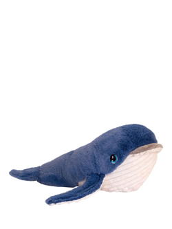 Keel Toys Keeleco Sealife Collection Whale Plus Soft Toy, 25cm, Multi
