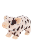 Keel Toys Keeleco Farm Collection Spotty Pig Plush Soft Toy, 28cm