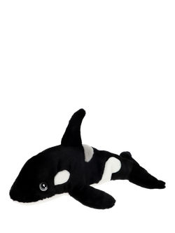 Keel Toys Keeleco Sealife Collection Orca Plush Soft Toy, 30cm, Multi