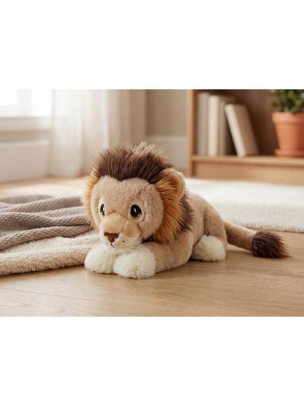 Keel Toys Keeleco Jungle Cat Lion Plush Soft Toy, 35cm - view 2, Multi