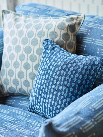 Scion Matchsticks Furnishing Fabric - view 2, Denim