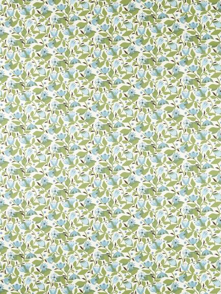 Scion Dancing Daisies Furnishing Fabric, Cornflower