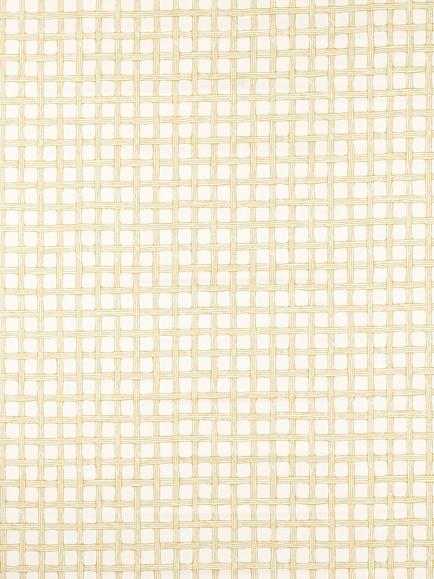 Scion Fretwork Furnishing Fabric, Honey