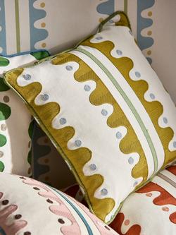 Scion Oakham Furnishing Fabric - view 2, Wheat