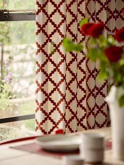 Scion Swithland Furnishing Fabric - view 2, Ladybird Red