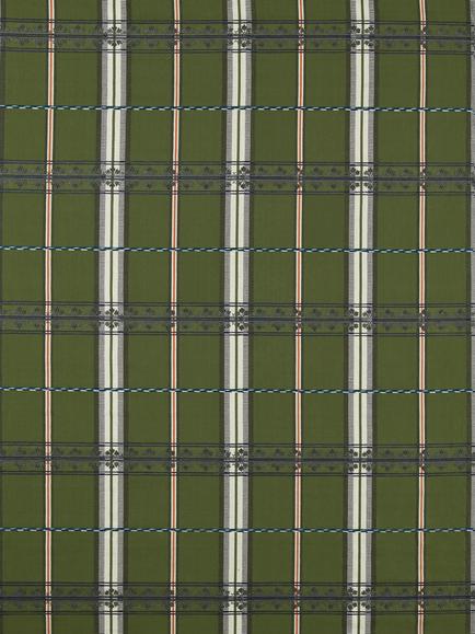 Morris & Co. Hanover Check Furnishing Fabric, Forest
