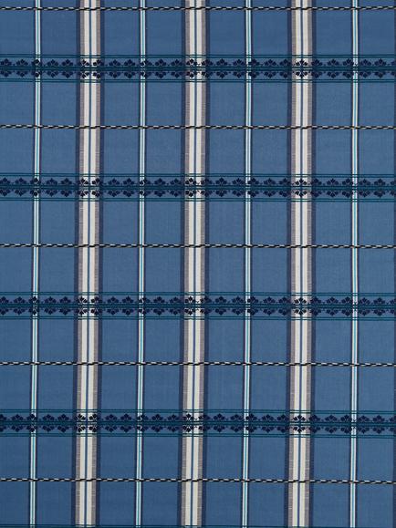 Morris & Co. Hanover Check Furnishing Fabric, Indigo