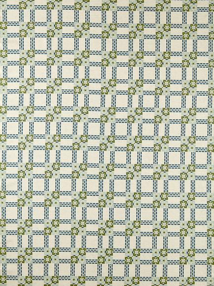 Morris & Co. Wisley Weave Furnishing Fabric, Indigo/Artichoke