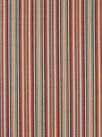 Morris & Co. Woodford Stripe Furnishing Fabric, Mullberry
