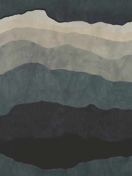 Harlequin Sedimentary Wallpaper Panel Set, Midnight