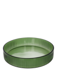Culinary Concepts Large Round Glass Tray, 31cm, Emerald