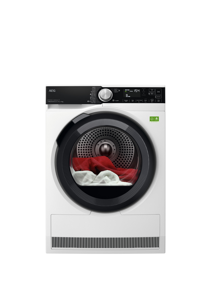 AEG TR959V6BC Freestanding Condenser Tumble Dryer, 9kg Load, White, White