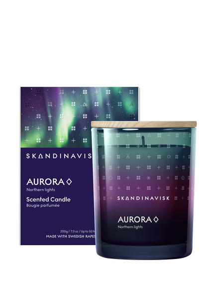 SKANDINAVISK Aurora Scented Candle, 200g, Blue Sky