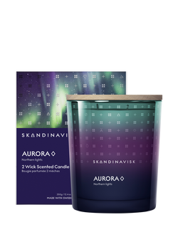 SKANDINAVISK Aurora Scented Candle, 350g - view 2, Blue Sky
