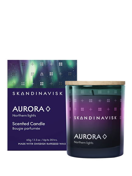 SKANDINAVISK Aurora Scented Candle, 65g, Blue Sky