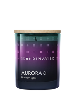 SKANDINAVISK Aurora Scented Candle, 65g - view 2, Blue Sky