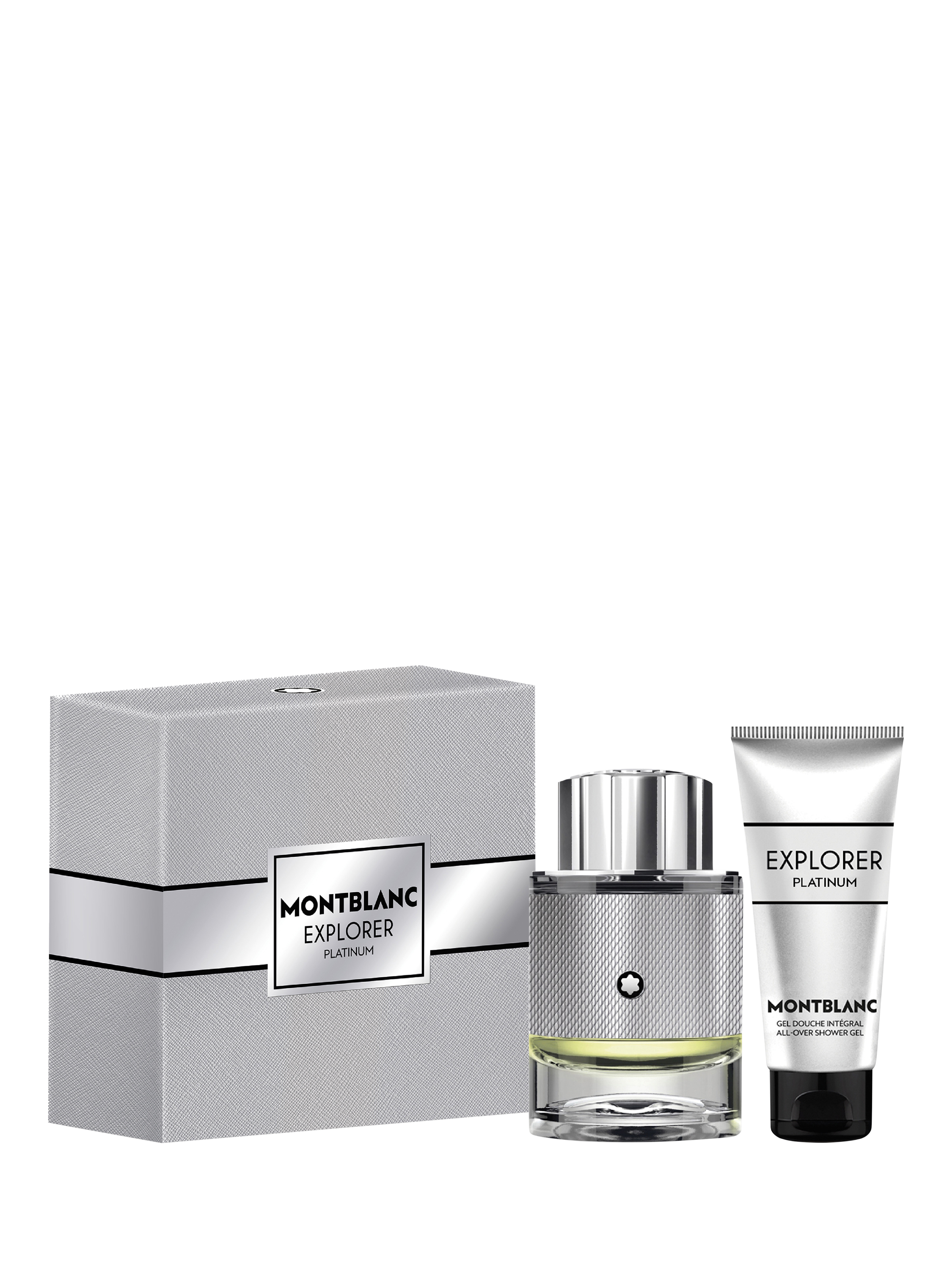 Product image 1 of 5, which shows Montblanc Explorer Platinum Eau de Parfum 60ml Fragrance Gift Set