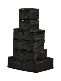 Antler Packing Cubes, Pack of 6, Black