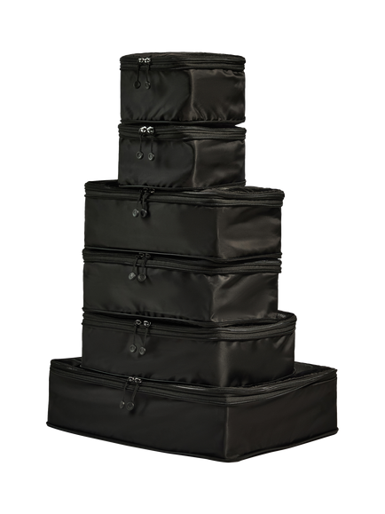 Antler Packing Cubes, Pack of 6, Black