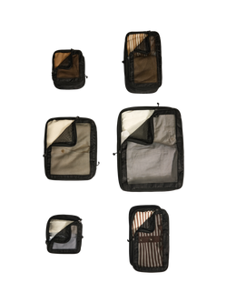 Antler Packing Cubes, Pack of 6 - view 2, Black